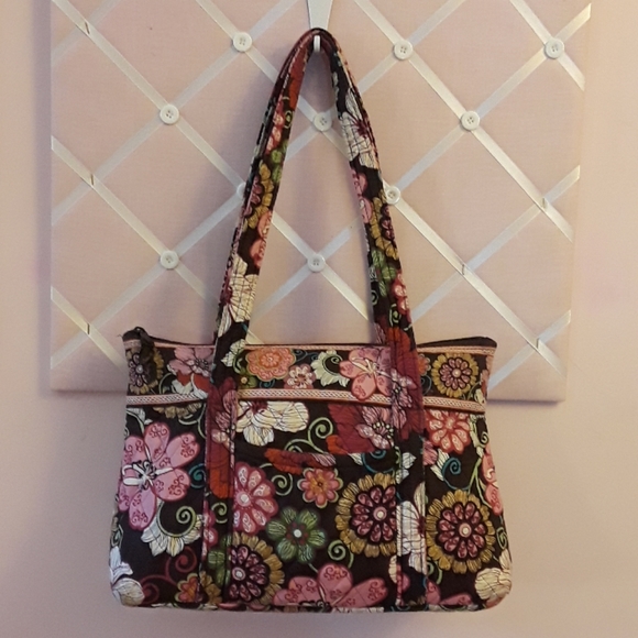 Vera Bradley Tote Bag Mod Floral Pink - Picture 1 of 9